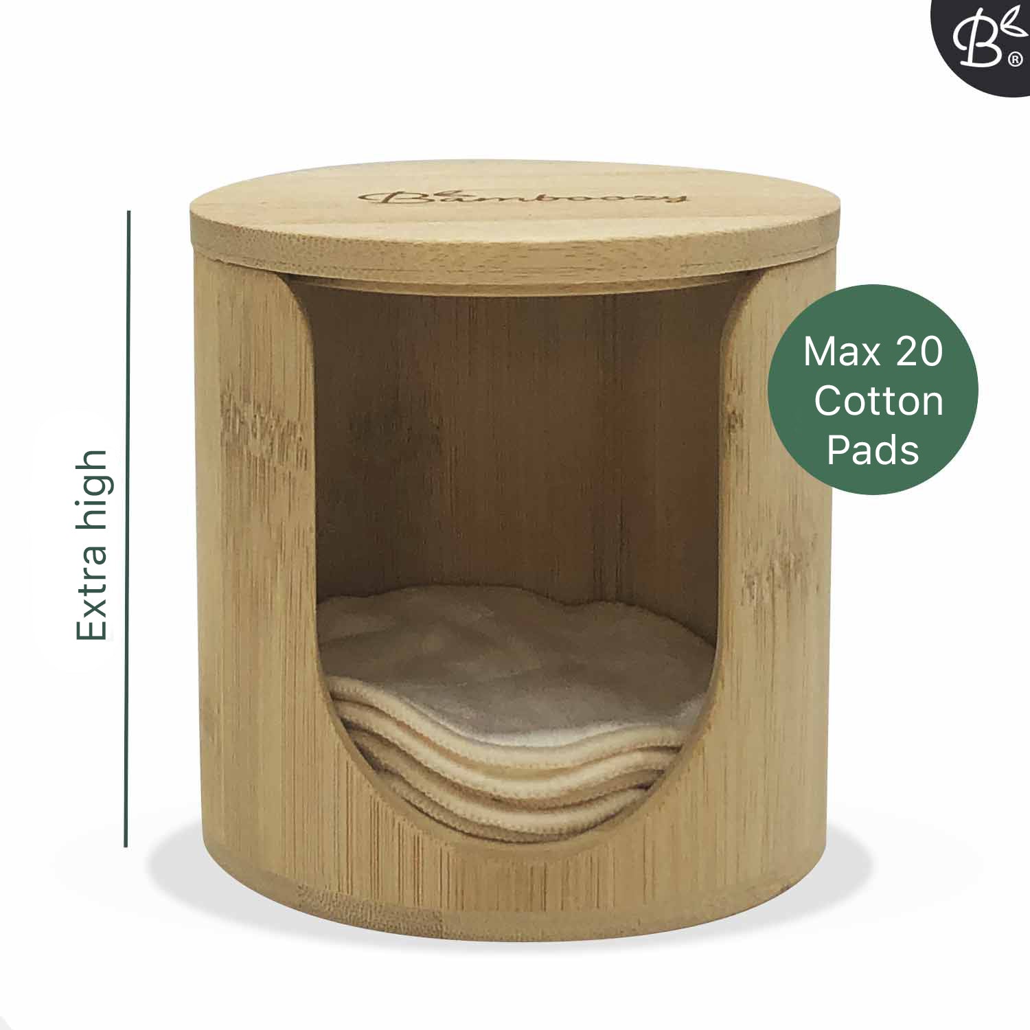 abschminkpads aufbewahrung Bambus-Abschminkpads-Halter – Bamboozy COM