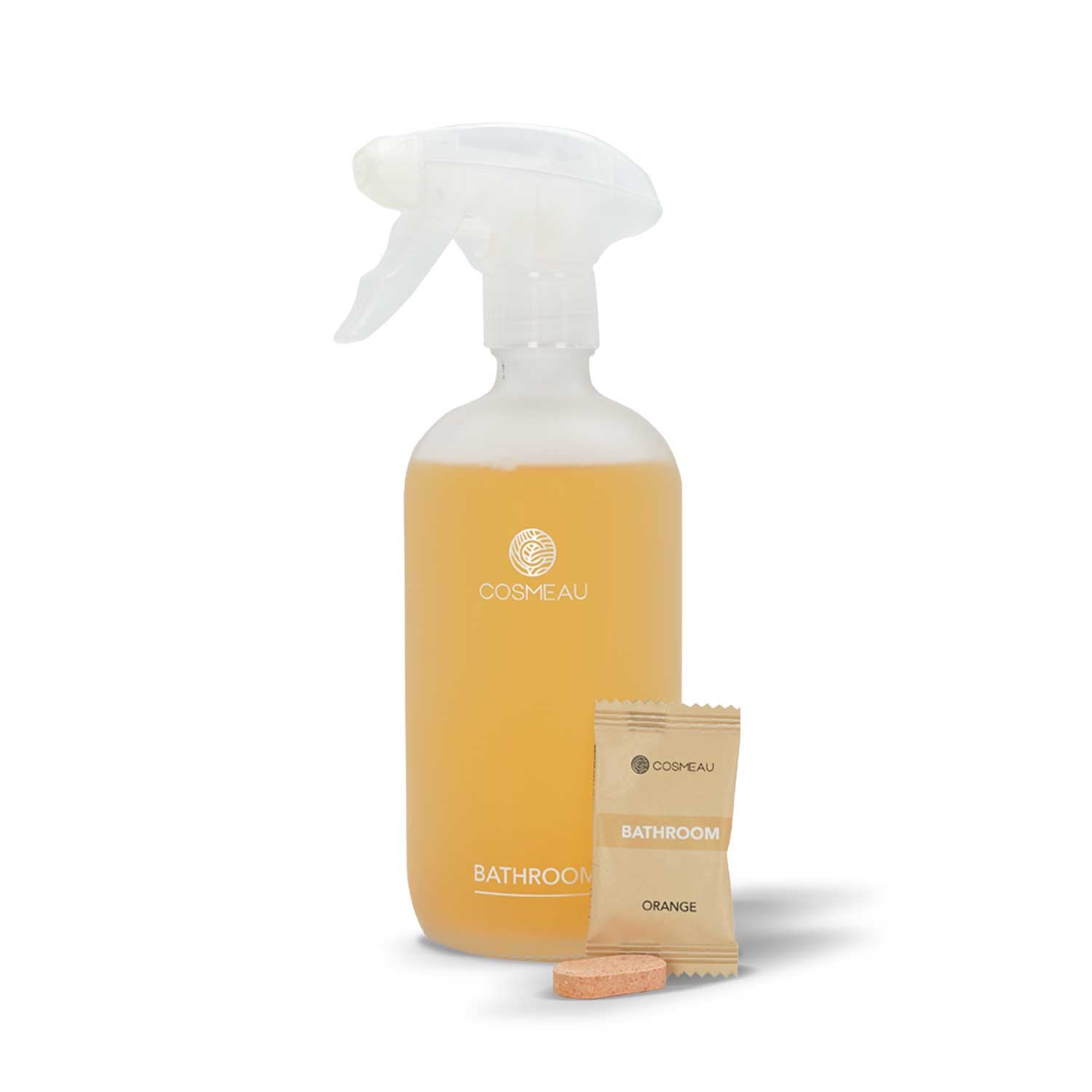 Cosmeau Bathroom Spray Bottle Frosted White